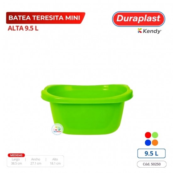 Batea Teresita 9,5 L Duraplast