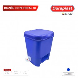 Buzón Con Pedal 10 L