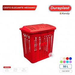 Cesto Elegante Mediano Duraplast