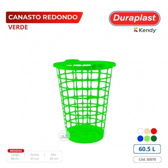 Cesto Redondo Duraplast