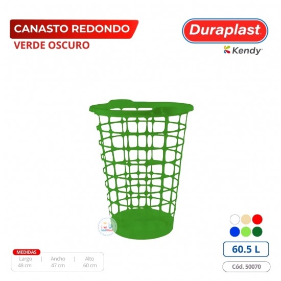 Cesto Redondo Duraplast