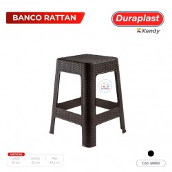 Banco Rattan Duraplast