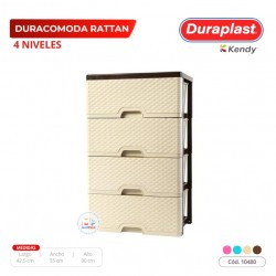 Comoda Rattan 4 niveles Duraplast