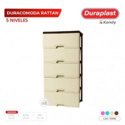 Comoda Rattan 5 niveles Duraplast