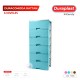 Comoda Rattan 6 niveles Duraplast