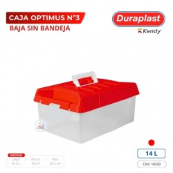 Caja Optimus 14 L Duraplast