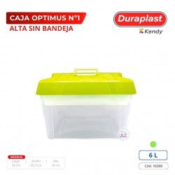 Caja Optimus 6 L Duraplast