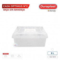 Caja Optimus 8 L Duraplast