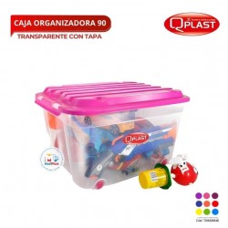 Caja Organizadora # 90 Transp Con Tapa Color