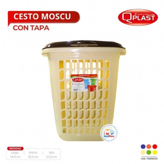 Cesto Moscu Con Tapa