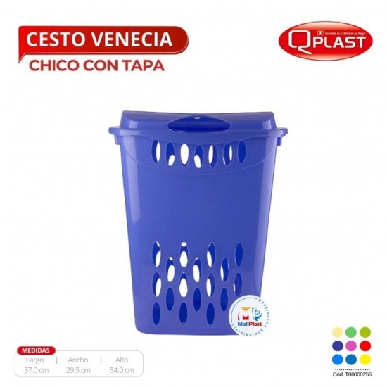 Cesto Venecia Chico Con Tapa