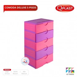 Comoda Deluxe 5 Pisos ( 5 Cajones)