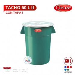 Tacho 60 L Con Tapa