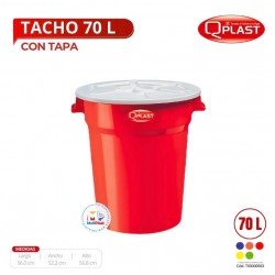 Tacho 70 L Con Tapa