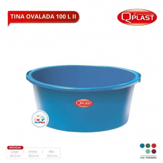 Tina Oval 100 Lts. Ii