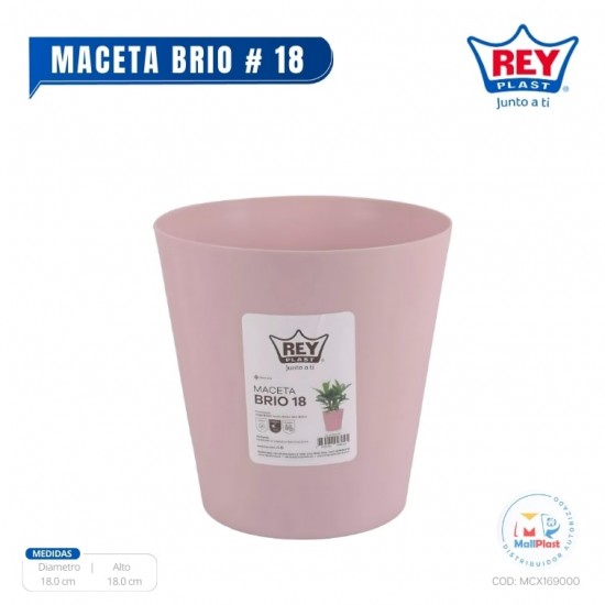 MACETA BRIO 18