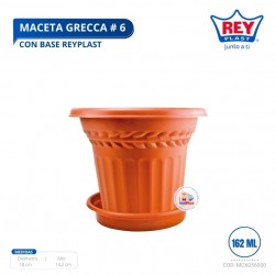 MACETA GRECCA # 6 C/ BASE