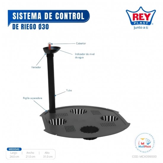 SISTEMA DE CONTROL DE RIEGO Ø30