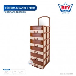 COMODA GIGANTE 6 PISOS C/ TOCADOR