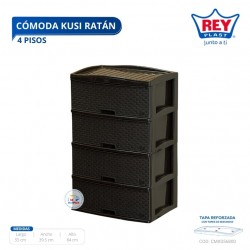 COMODA KUSI RATAN 4 PISOS