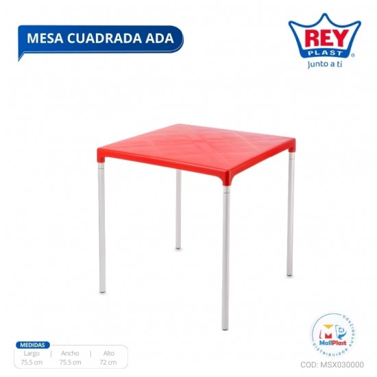 MESA CUADRADA ADA