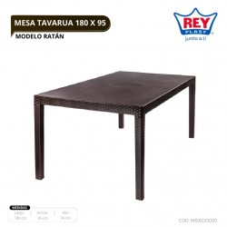 MESA TAVARUA 180 X 95 - MODELO RATAN