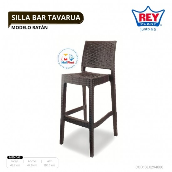 SILLA BAR TAVARUA MODELO RATAN