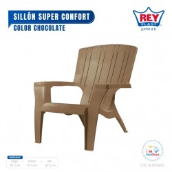 SILLON SUPER CONFORT - CHOCOLATE