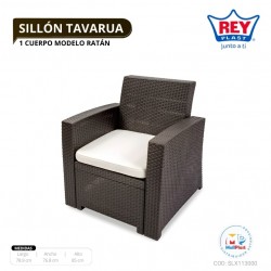 SILLON TAVARUA 1 CUERPO MODELO RATAN