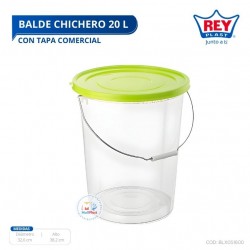 BALDE CHICHERO 20 L C/ TAPA COMERCIAL