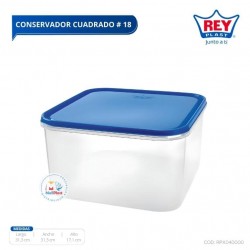 CONSERVADOR CUADRADO # 18