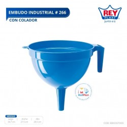 EMBUDO INDUSTRIAL # 266 C/ COLADOR