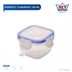 HERMETIC CUADRADO 150 ML