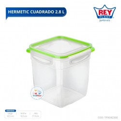 HERMETIC CUADRADO 2.8 L