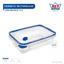 HERMETIC RECTANGULAR C/ VALVULA 1.4 L