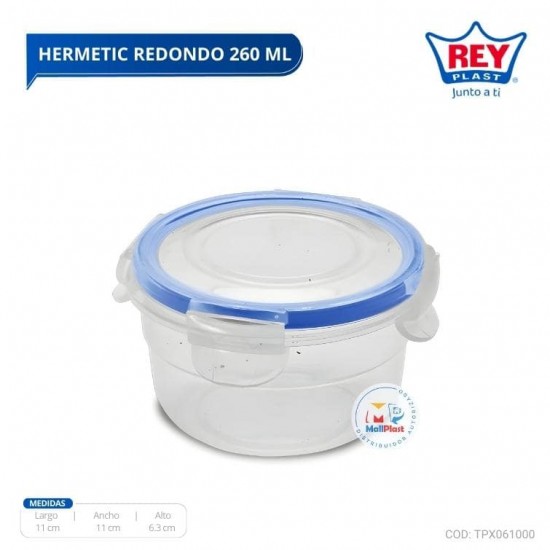 HERMETIC REDONDO 260 ML