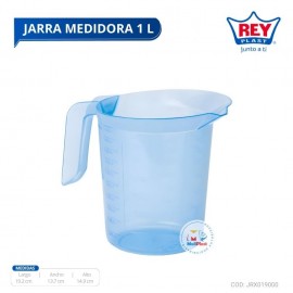 JARRA MEDIDORA 1 LT - PQTE X 36 UNID - Plasticos Rey