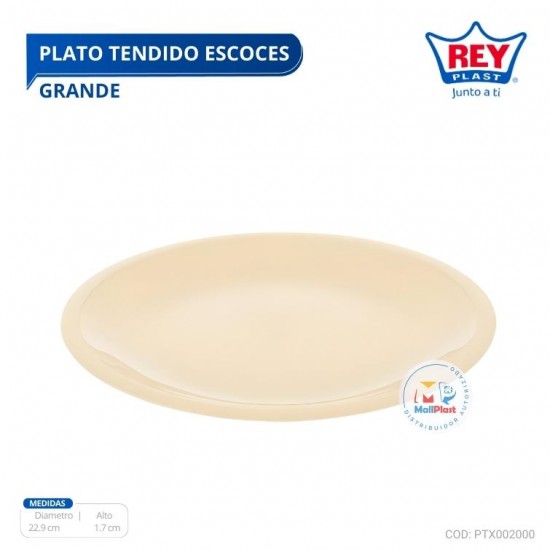 PLATO TENDIDO ESCOCES GRANDE