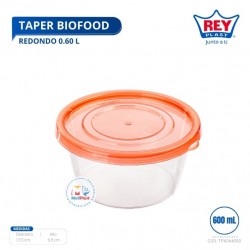 TAPER BIOFOOD REDONDO 0.6 L