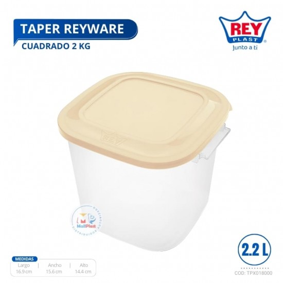 TAPER REYWARE CUADRADO 2 KG