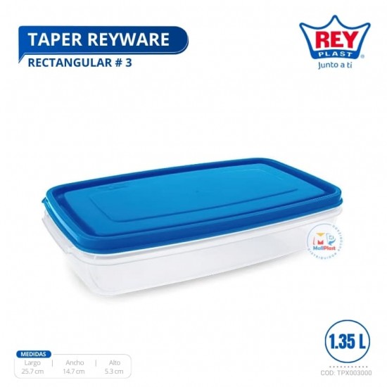 TAPER REYWARE RECTANGULAR # 3