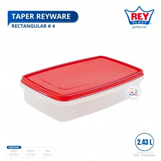 TAPER REYWARE RECTANGULAR # 4