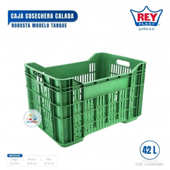 CAJA COSECHERA CALADA ROBUSTA MODELO TANQUE