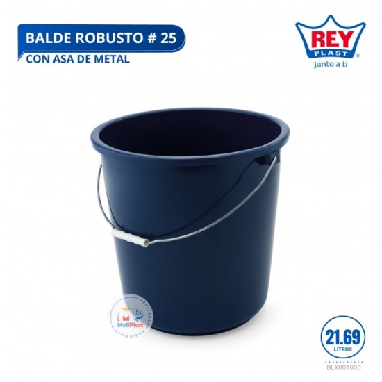 BALDE # 25 C/ASA DE METAL