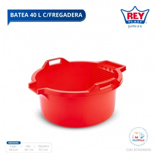 BATEA 40 LTS. C/FREGADERA