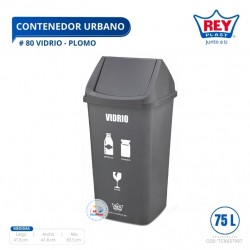 CONTENEDOR URBANO # 80 VIDRIO - PLOMO