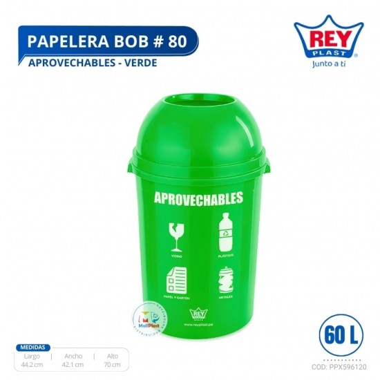 PAPELERA BOB # 80 APROVECHABLES