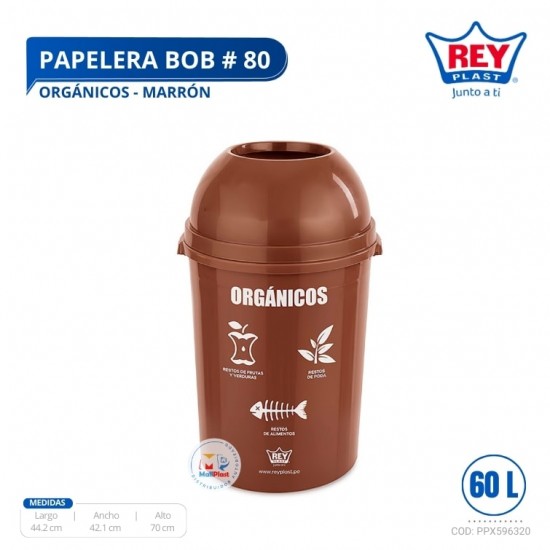 PAPELERA BOB # 80 ORGANICOS