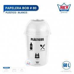 PAPELERA BOB # 80 PLASTICO