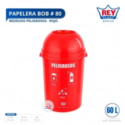 PAPELERA BOB # 80 RESIDUOS PELIGROSOS